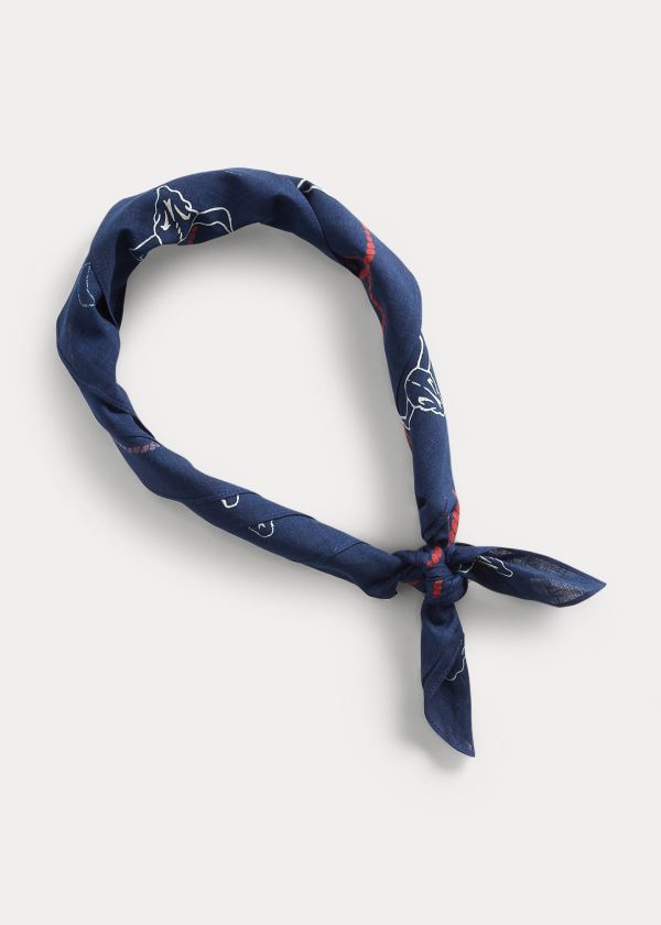 Ralph Lauren Rodeo Cotton Bandana Herre Danmark (EBHPJ2403)